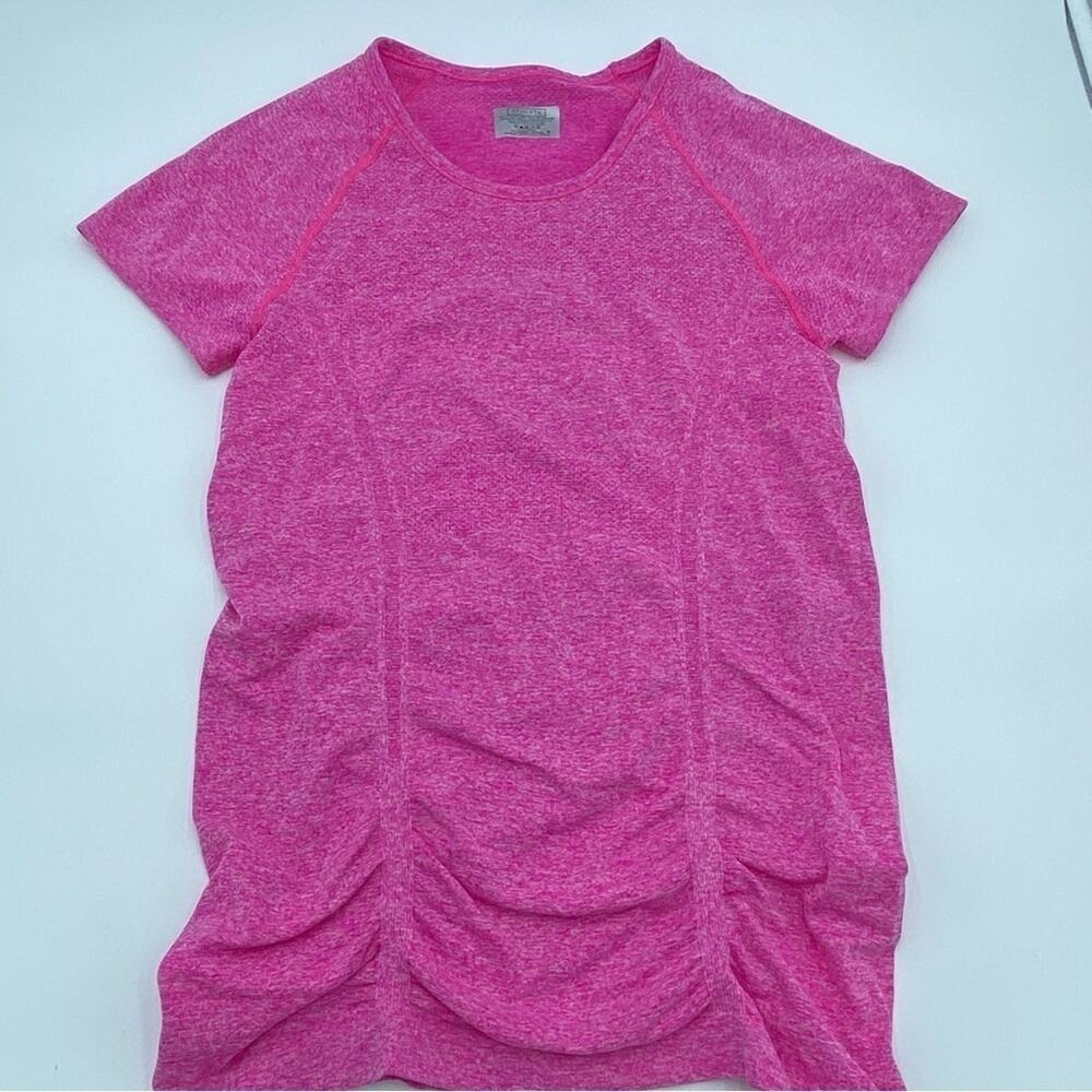 Athleta Top‎ Women's Small Fastest Track T-Shirt Pink Active Running Workout